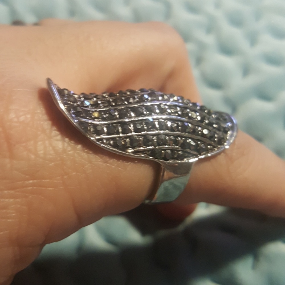 Silver Statement Ring - image 1